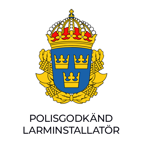 Polisgodkänd larminstallatör logotyp